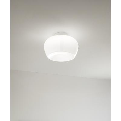 PLAFONIERA IN VETRO BIANCO